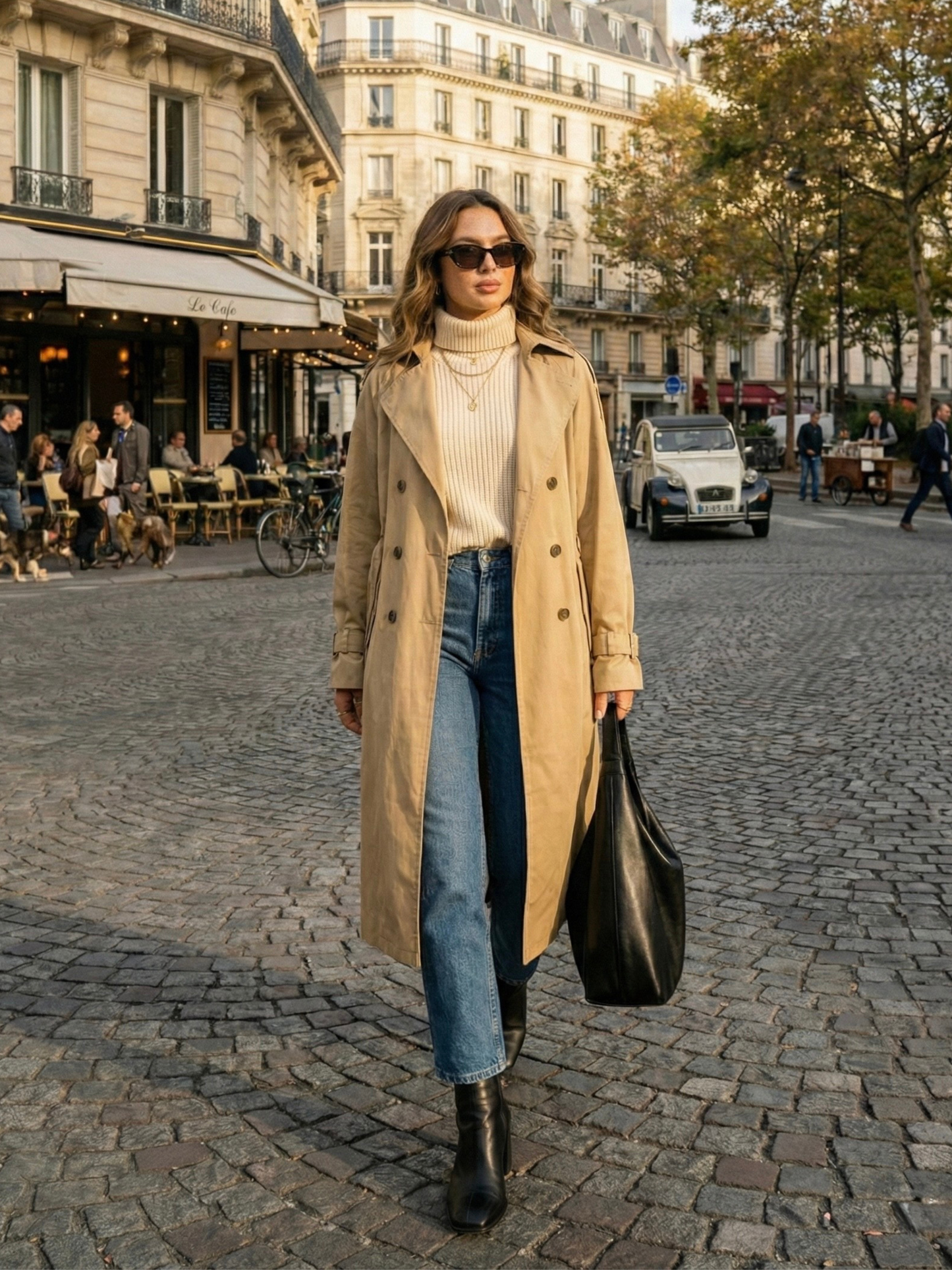 Trench Clásico Camel – Elegancia Atemporal para el Día a Día | Isabel Herrera