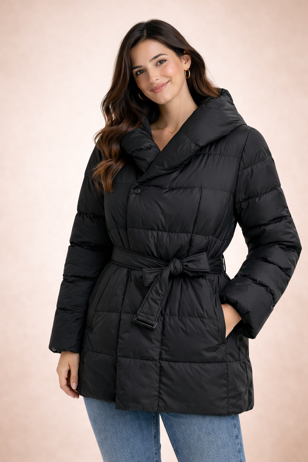 Chaqueta Acolchada con Capucha Aaron – Comodidad Premium para el Día a Día | Isabel Herrera