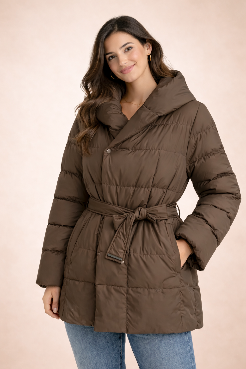 Chaqueta Acolchada con Capucha Aaron – Comodidad Premium para el Día a Día | Isabel Herrera