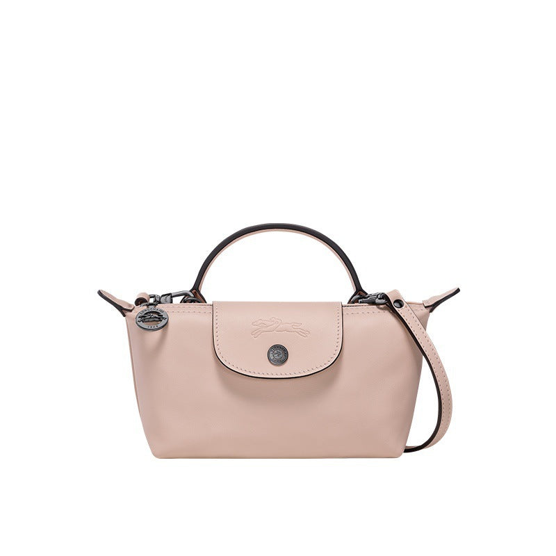 MINI BOLSO DE PIEL LONGCHAMT | ROSA
