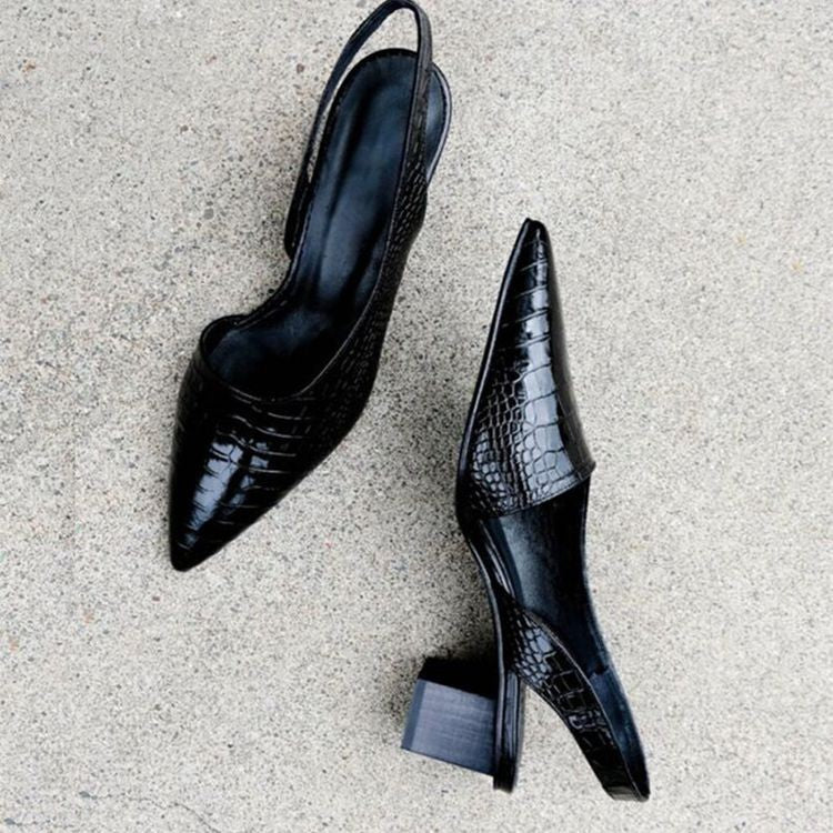 Verónica™ | Zapatos de tacón ortopédicos con puntera ancha
