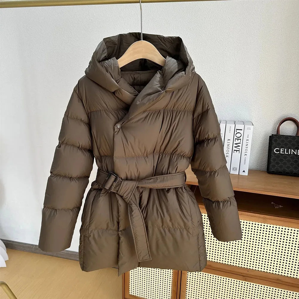 Chaqueta Acolchada con Capucha Aaron – Comodidad Premium para el Día a Día | Isabel Herrera